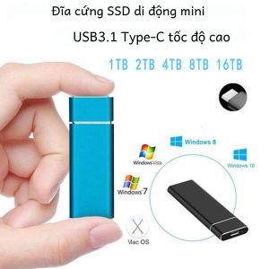 Ổ Cứng Gắn Ngoài MOPINK 2TB SSD USB 3.0 Ổ Cứng Thể Rắn Dành Cho Sử Dụng Di Động Tương Thích Với Thiết Bị Kỹ Thuật Số