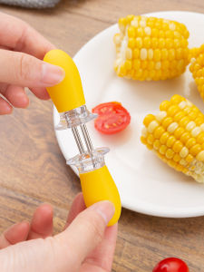 ส้อมเหล็กกันลวกใช้มือสร้างสรรค์สำหรับเด็กกินข้าวไม่เหนียวเหนอะหนะอุปกรณ์วิเศษสำหรับทำบาร์บีคิวน่ารักจิ้มผลไม้มันหวาน