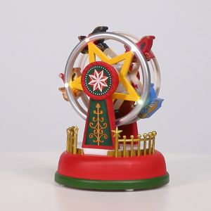 Xmas Glowing Music Carousel Ferris Wheel: Perfect Christmas & Home Decor Gifts