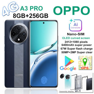 OPPO | OPPO A3 Pro OLED curved screen smartphone 2412×1080 pixels 64MP+2MP main camera AI selfie 8MP front camera