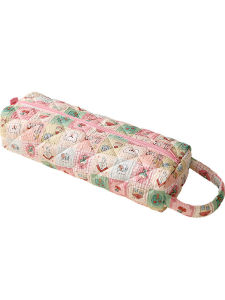 Portable Travel Hair Curler Storage Bag Large Capacity Handbag for Outdoors Carry-On Luggage Toiletry Organizer Polyester