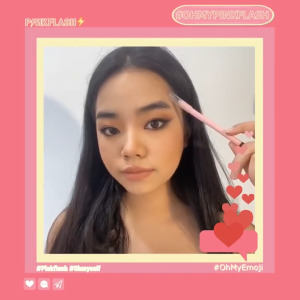 pinkflash eyebrow pencil easy waterproof - pensil alis lembut tahan lama