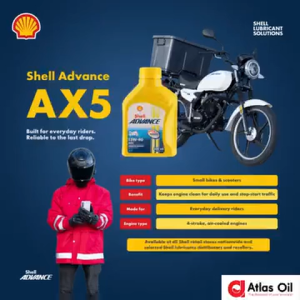 Shell Advance Motorcycle Engine Oil 4T | AX3 AX5 AX7 & Scooter | 800ml / 1L | 10W-40 15W-40 20W-40