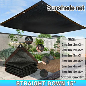 Outdoor black sunshade net shade 75~80% plant greenhouse cover fence privacy screen garden sun shed outdoor UV protection