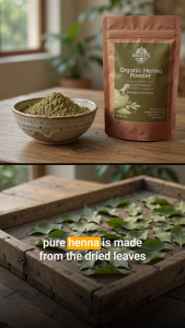 100% Pure Organic Henna Powder | Mehandi Powder | Serbuk Inai | Natural Hair colour - 100g