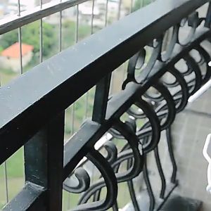 Iron Rack for Balcony: Hanging Flower Stand & Round Flower Pot Bracket