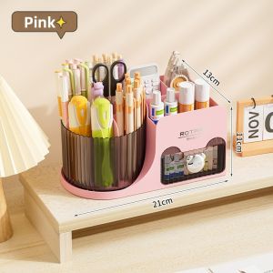 New Design High-end Desktop Organizer Transparent Rotating