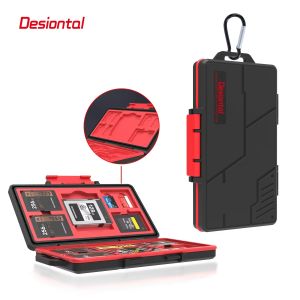 Hộp Đựng Thẻ Nhớ Vỏ Cứng ABS Hộp Đựng Thẻ Chống Sốc Chống Nước Cho Thẻ SD TF CF-A XQD CF-B