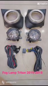 Fog Lamp Lampu Kabut Mitsubshi Strada Triton 2015 2016 2017 2018 GLS GLX HDX EXCEED