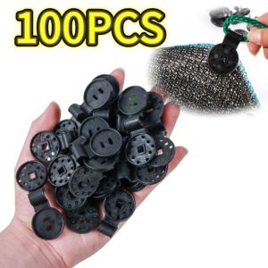 5-100PCS Shading Cloth Lock Clip Greenhouse Shading Cloth Fixing Clip Fence Shading Net Clip Camping Tent Accessories