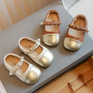 Princess Style Soft Bottom Childrens Shoes Spring Autumn New Fashionable Little Leather Shoes Baby Shoes Korean Version Kids Single Shoes