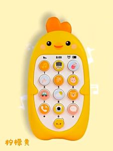 【Malaysia Stock】Baby Infant Bilingual Early Educational Gift Baby Cell Phone Toy Telephone Music Mobile Music Voice Toy