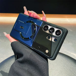 Invisible Kickstand Magnetic Case for Samsung Galaxy S26 S25 S24 S23 Ultra A57 A56 A37 A36 A27 A26 A17 A16 Lens Protection Cover