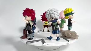 Bandai | 12/Pcs Anime Naruto Shippuden Series Blind Box Figurines Ornaments Toy Collection Mystery Box Sense Of Surprise Birthday Gifts