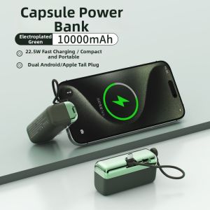 HANG | Super Fast Charging Power Bank 10000mAh Portable Detachable Cable