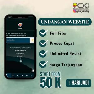 Undangan Pernikahan Digital Website Cantik Elegan & Unik