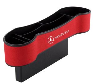 1PC Mercedes-Benz seat slot storage box Gap Slit Pocket Car Organizer For Mercedes Benz W210 W124 W203 W204 C200 W140 W176 W205 W123 W220 W211 W212 GLA GLB AMG