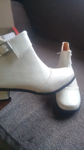 Sepatu boots wanita dewasa  terbaru bahan kulit sintetis heels tinggi 3cm PTK 01