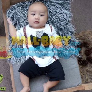Baju Bayi Laki-Laki Jumper Pesta & Jumpsuit Romper Lucu Keren