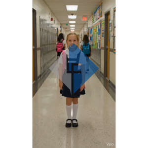 AAF 2026 Signature Pleated Jumper in Navy | Lacaofactory Schoolwear