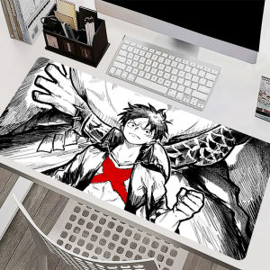 Bandai | Tấm Lót Chuột Anime Đen Trắng Cỡ Lớn Thảm Bàn Phím Chơi Game Thảm Trải Bàn Luffy One Piece Thảm Máy Tính Cao Su Thảm Chơi Game