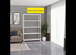 100%Thép Giá để đồ Kệ sắt đa năng Kệ để đồ nhà bếp Mỗi lớp Kệ để đồ Điều chỉnh chiều cao Kệ sắt lỗ Kệ hàng