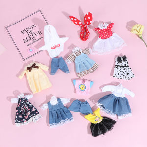 MOODRIFT FOO 🔥Hot Sale🔥1:8 Dollhouse Mini Doll Clothes Skirt Suit Children DIY Doll Dress Girls Toys