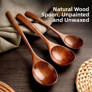 plys | Eating Large Long-handle Wooden Spoon