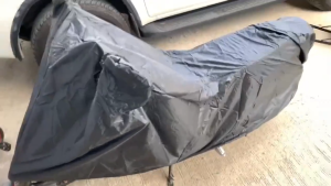 Motorcycle Cover : SUZUKI ADDRESS - BLACK & Waterproof