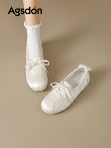 Agsdon | Miu-inspired Ballet Training Style Womens Shoes Slip-On