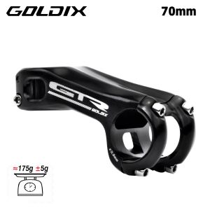 GOLDIX | GOLDIX GTR MTB Stem 3D-Forged 7050 Aluminum Alloy -17 Degree Ultralight Mountain Bike Handlebar Stem 31.8mm High Strength Cyclin