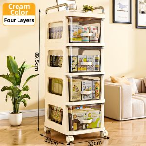 Multifunctional Drawer-style Mobile Storage Cabinet