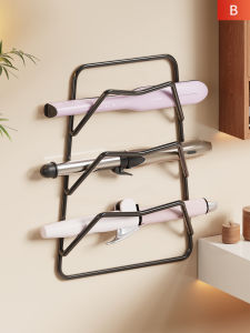 MENGBINFEN | Anti-scald Wall-mounted Hair Tool Organizer