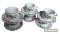 Cangkir set cangkir keramik cangkir kopi 6+6pcs. 