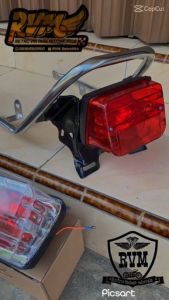 begel GL 100-Behel HONDA GL 100 - Stopan GL 100 Diamind Mica bening - Stoplamp GL Trasformer berkualitas set pangkon dan stopan GL 100 fullset