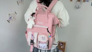 Just Star ⚡จัดส่งฟรี สินค้าพร้อมส่ง⚡กระเป๋าเป้สำหรับเด็ก กระเป๋านักเรียน กระเป๋านักเรียนหญิง กระเป๋าเป้หญิง