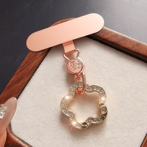 ZHENGEGE | Diamond-Decorated Rotatable Thin Durable Charging-Compatible Phone Lanyard Connector