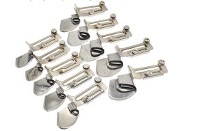 1PCS Overlock Folder Bending Sewing Machine Foot A11/S72L Flat Hemmer BIinder Feet Diy Sewing Machine Knitting Accessories