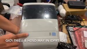 Máy in mã vạch iDPRT iD4S - in đơn hàng phiếu gửi minicode nhãn tự dán hàng nhập khẩu