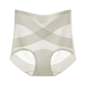 miiow | High Waist Thin Breathable Antibacterial Seamless Womens Underwear Qipao Special Short Pants Abdomen Lifting Hip Enhancing