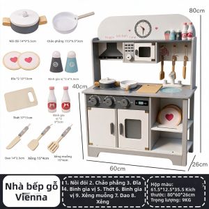 nunukids | Đồ Chơi Nhà Gỗ Công Chúa INS Mô Phỏng Nordic