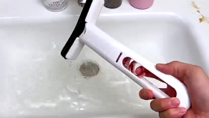 【VIDKHSY Store】Mini Sponge Mop Handheld Handheld Cleaning Tool for Glass Bathroom Tiles Car Windows Self-Squeeze Design Portable