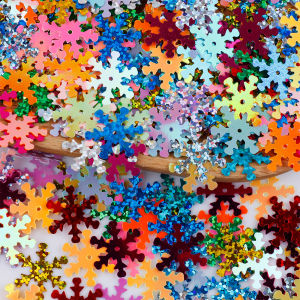 20G Phối Ngẫu Nhiên Đầm Assortment Lấp Lánh Ngôi Sao Hoa Trái Tim Nàng Tiên Cá Vỏ Paillettes Cho Thủ Công DIY Quần Áo Móng Tay Nghệ Thuật Giày Trang Trí