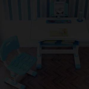 Height Adjustable Children Study Desk and Chair Set
