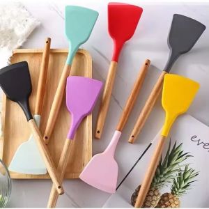 Silicon Utensil Spatula / Spatula Silicon / Untensile Tuner / Sutil Silikon Tahan Panas