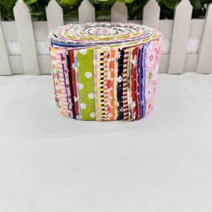 40 Cuộn Vải Cotton Nhiều Màu Sắc 6.5x50CM Dải Vải May Trơn Dùng Cho Tranh Vá Khâu Chắp Trang Trí 100% Cotton In Kỹ Thuật Số