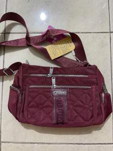 Tas Selempang Wanita CHIBAO KANVAS CB8896-C-51 6Sleting