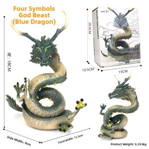 Simulation Dragon and Snow Monster Figurine