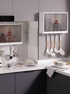 Multifunctional Wall-Mounted Spice Rack No Drilling
