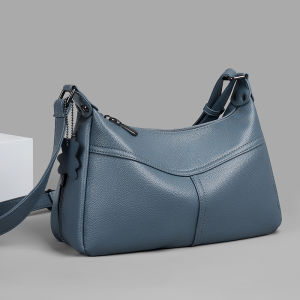 2024 New Arrival Soft Leather Large Capacity Womens Bag Easiest for Match Elegant Middle-Aged and Elderly Womens Bags Ladieswear Shoulder Messenger Bag Umbrella